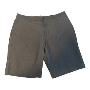 COPY - Dockers Shorts Mens Size 38 Blue Speckled Chino Khaki Casual Preppy Flat…